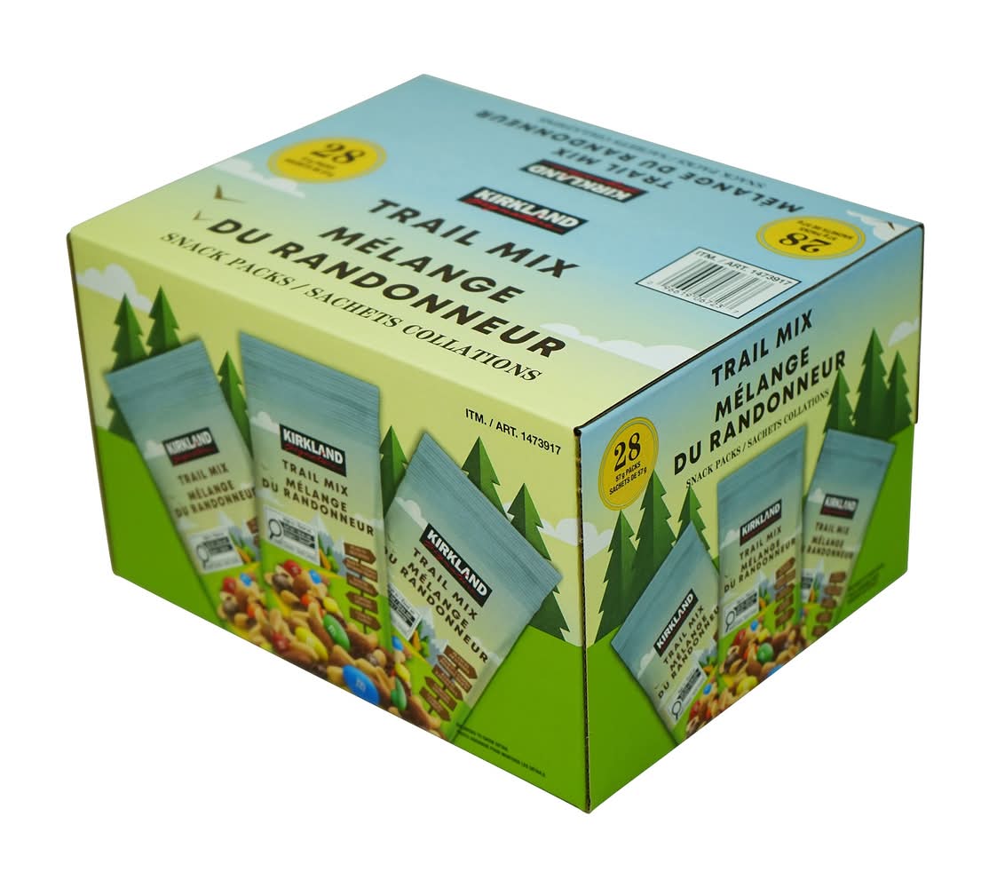 Kirkland Signature - Mélange Du Randonneur Collations En Sachets, 28 × 57 G / Kirkland Signature Trail Mix Snack Packs, 28 × 57 G