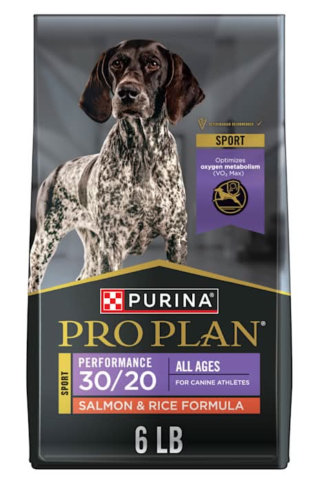 Purina Pro Plan High Energy, High Protein, SPORT 30/20 Salmon & Rice Formula Dry Dog Food, 6 lbs.