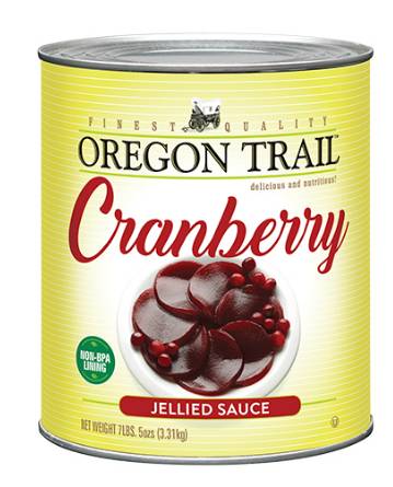 Oregon Trail� Jellied Cranberry Sauce - 6/#10 Cans