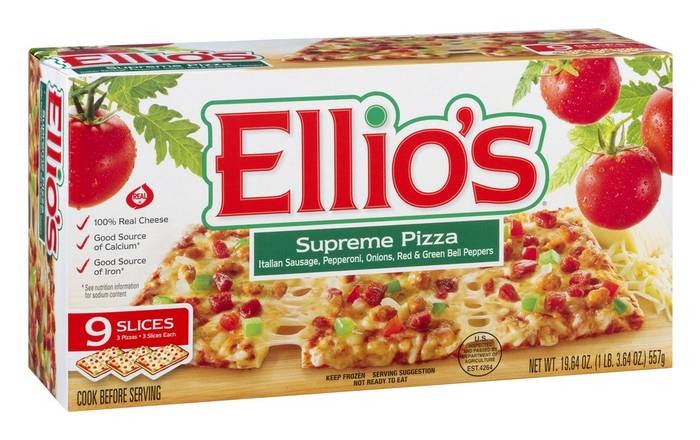Ellio's Frozen Supreme Pizza (19.64 oz)