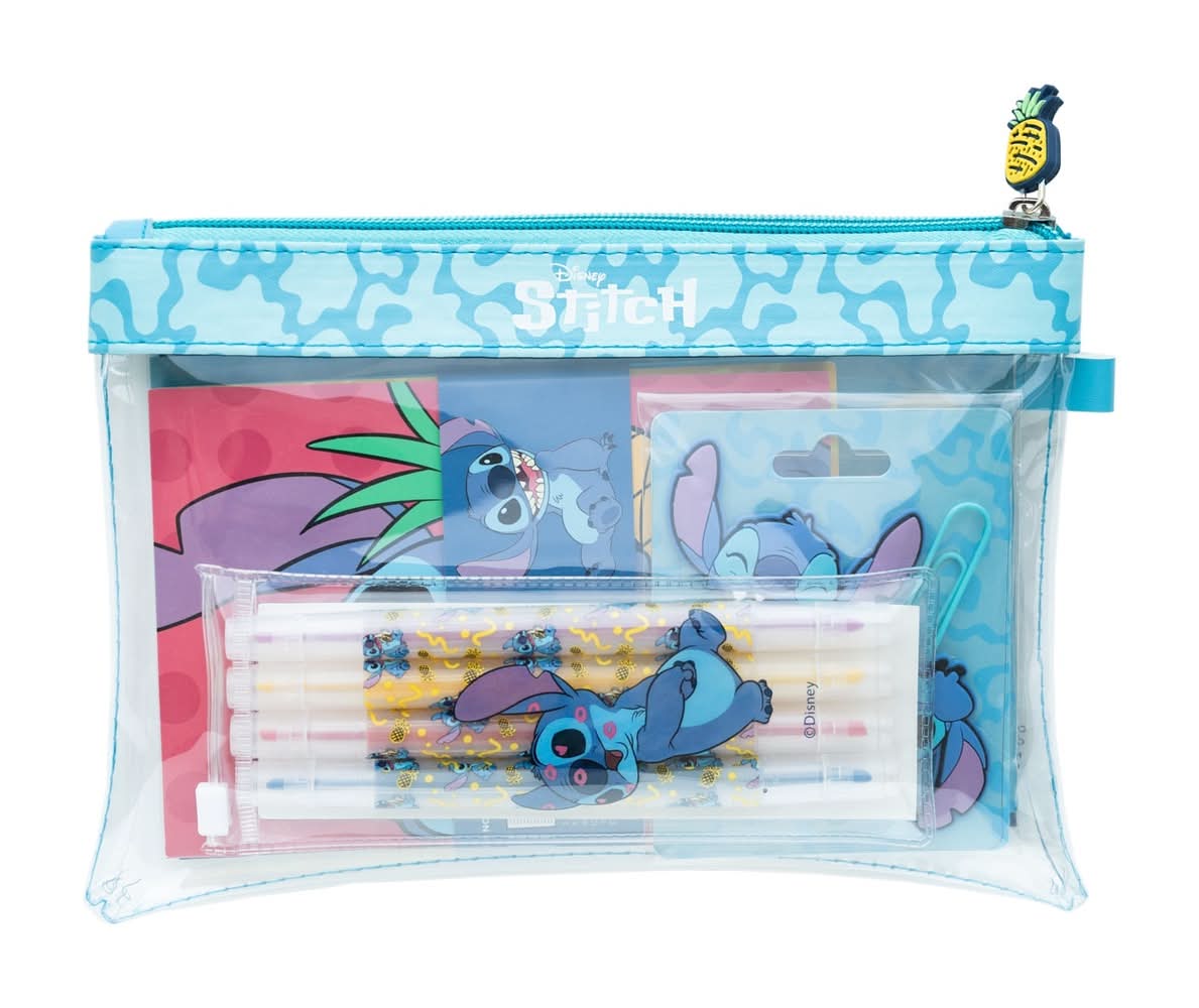 Conjunto Papelaria - Stitch Tropical