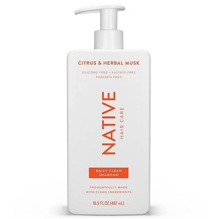Native Daily Clean Shampoo Citrus Herbal Musk - 16.5 fl oz