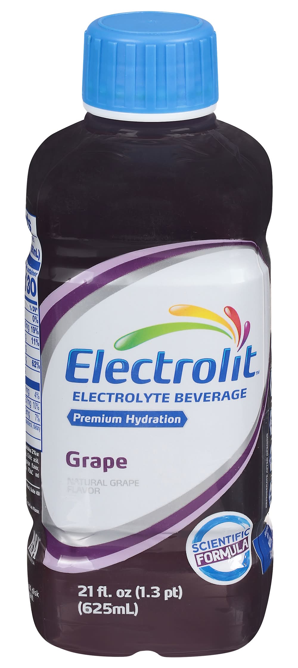 Electrolit Electrolyte Hydration Beverage Gluten Free, Grape (21 fl oz)