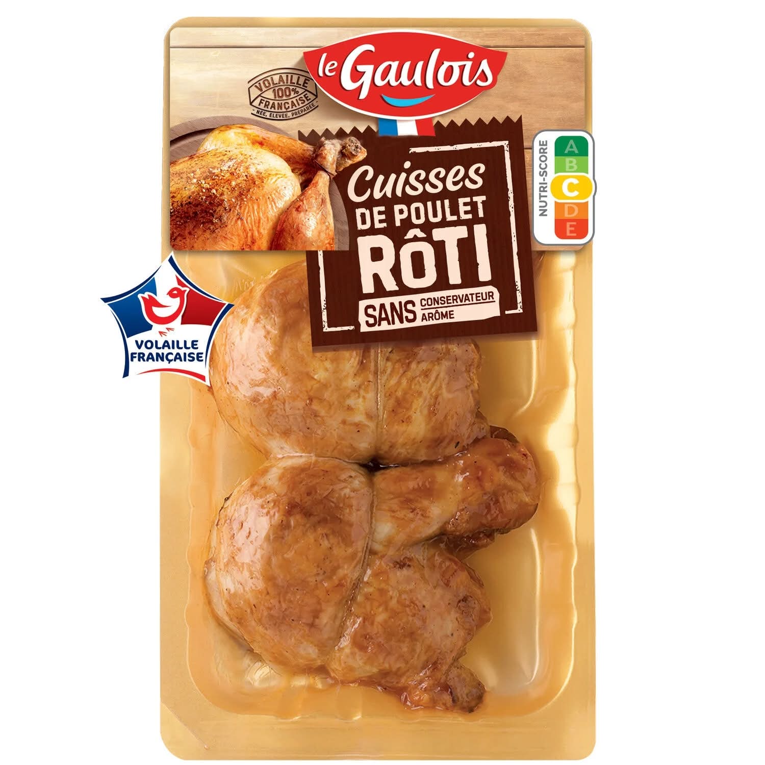 Le gaulois cuisses de poulet rôti 400G