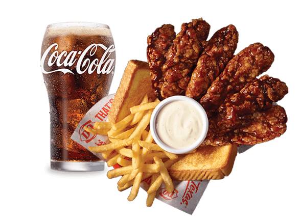 Honey BBQ Chicken Strip Country Basket® w/Drink