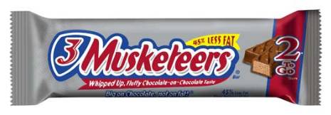 3 Musketeers Bar 2 To Go 3.28oz