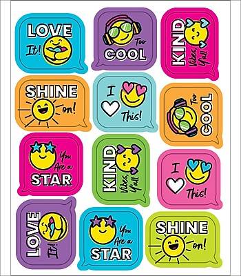 Carson-Dellosa Smiley Faces Motivational Stickers