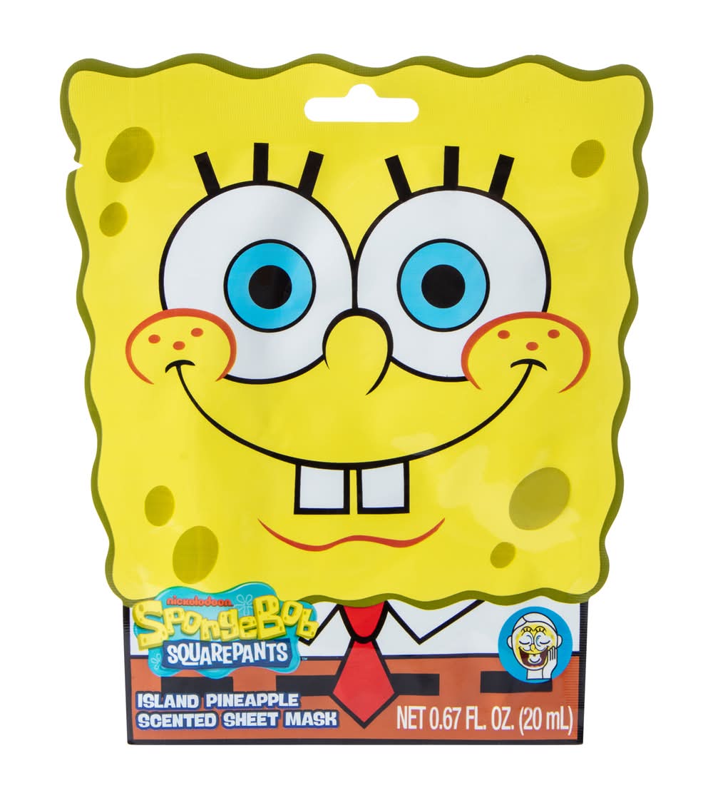 Licensed Scented Sheet Mask 0.67oz SpongeBob