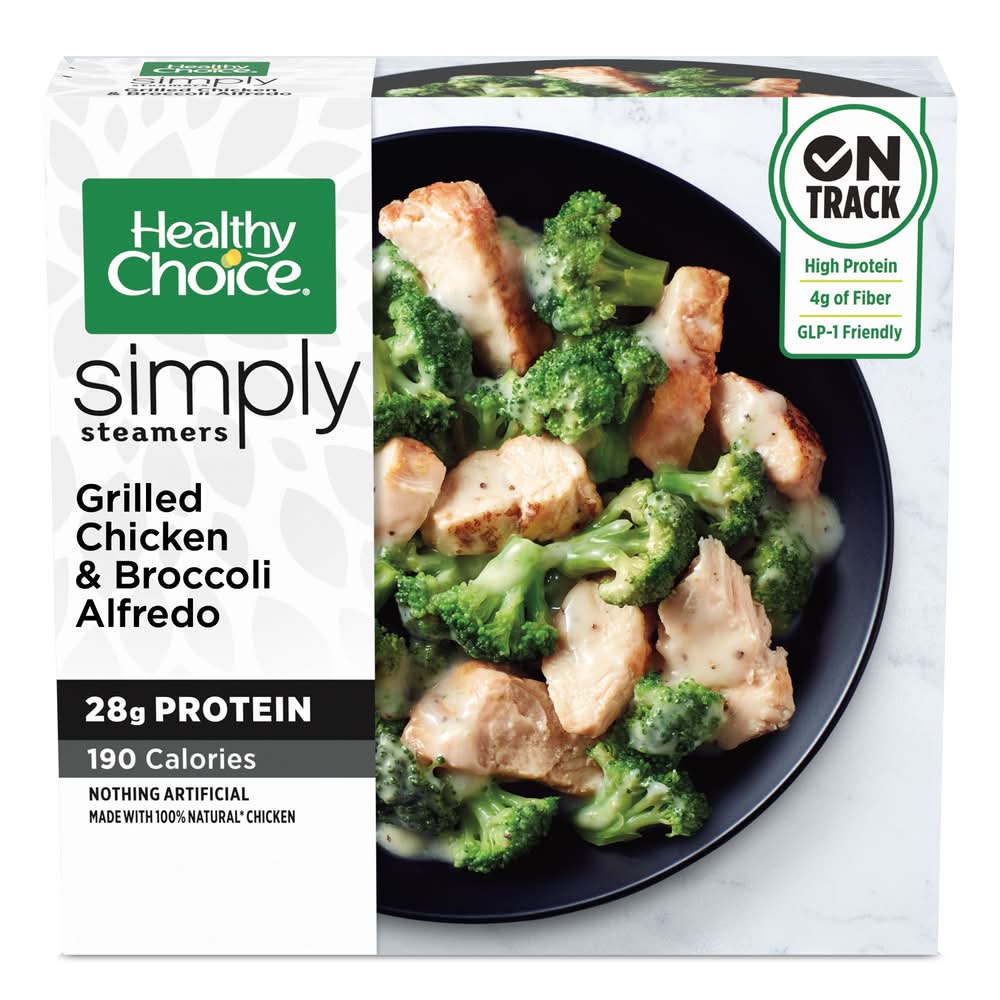 Healthy Choice Simply Steamers Grilled Chicken & Broccoli Alfredo Meal (9.15 oz)