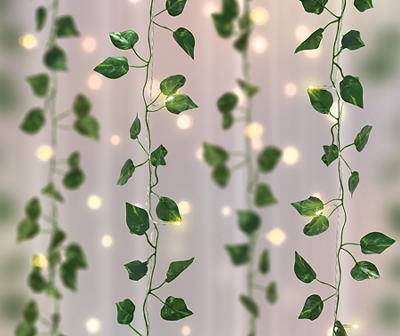 Warm White 112-Led Curtain Lights With Remote