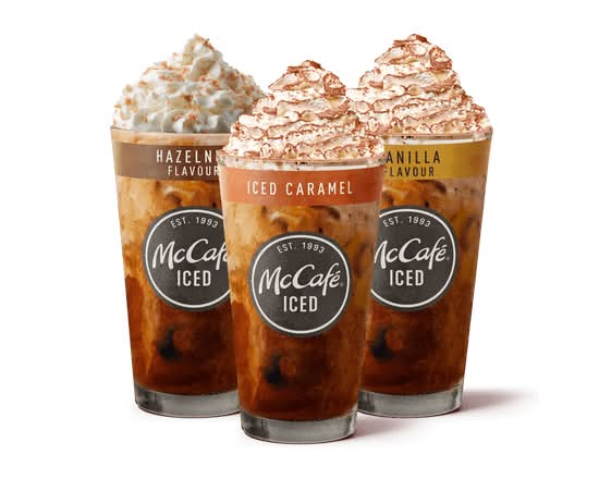 Large McCafé Deluxe Iced Coffee