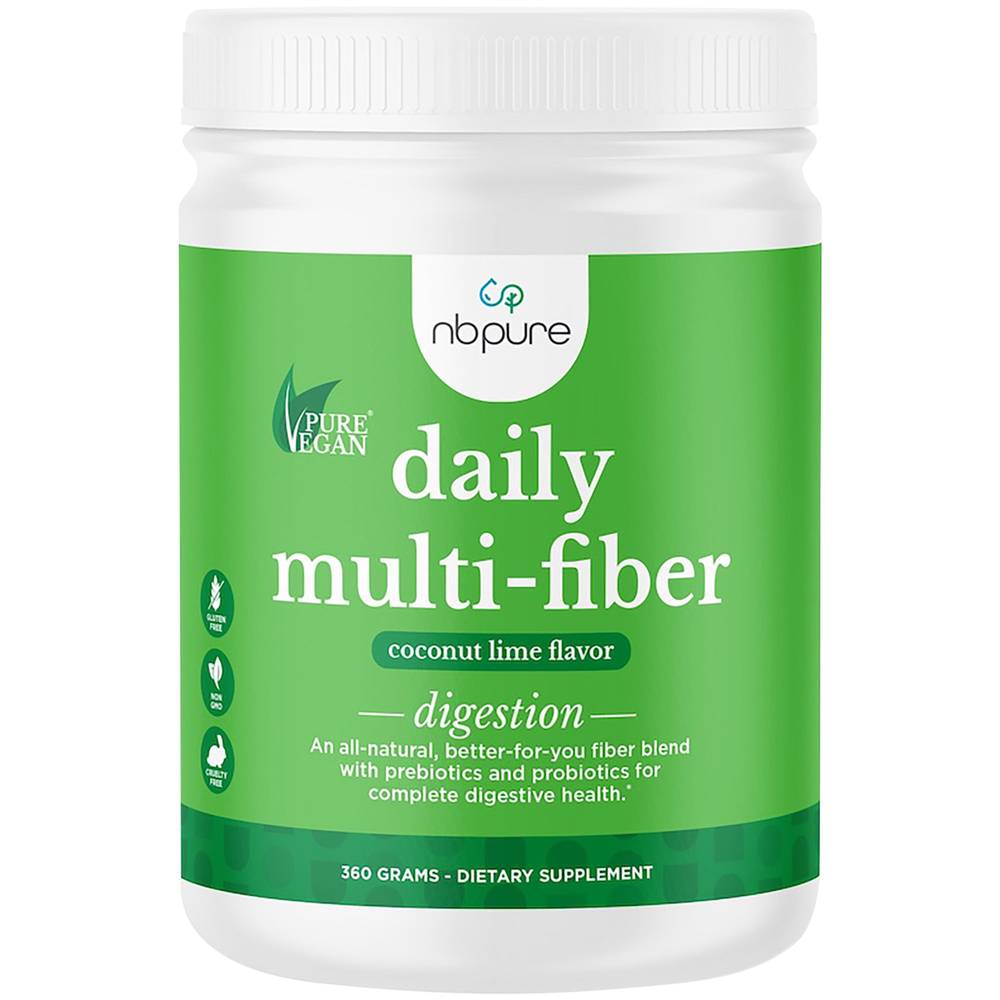 Daily Multi-Fiber With Probiotics - Coconut Lime(360 Grams Powder)