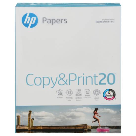 Hp 8.5 X 11" 20lb Everyday Copy & Print Paper (400 ct)