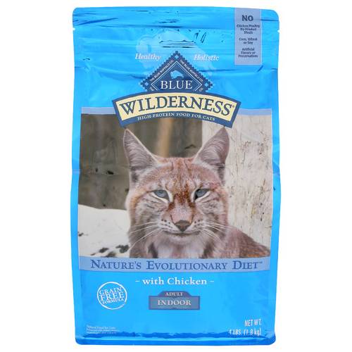 The Blue Buffalo Co. Wilderness Chicken Adult Indoor Cat Food