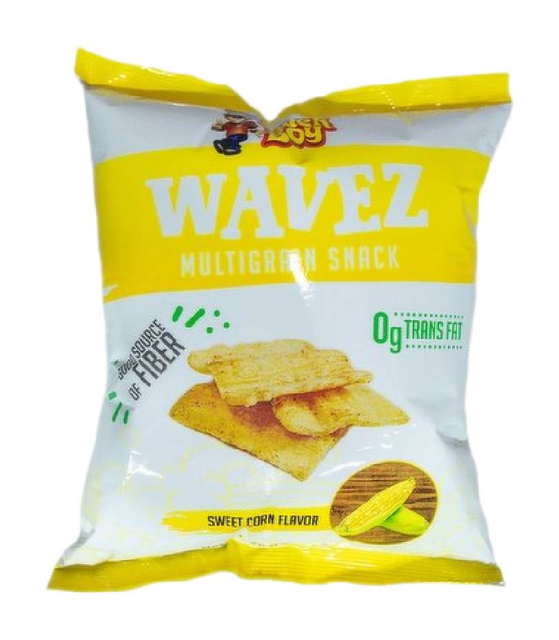 Chick Boy Sweet Corn, Wavez Multigrain Chips (75g)