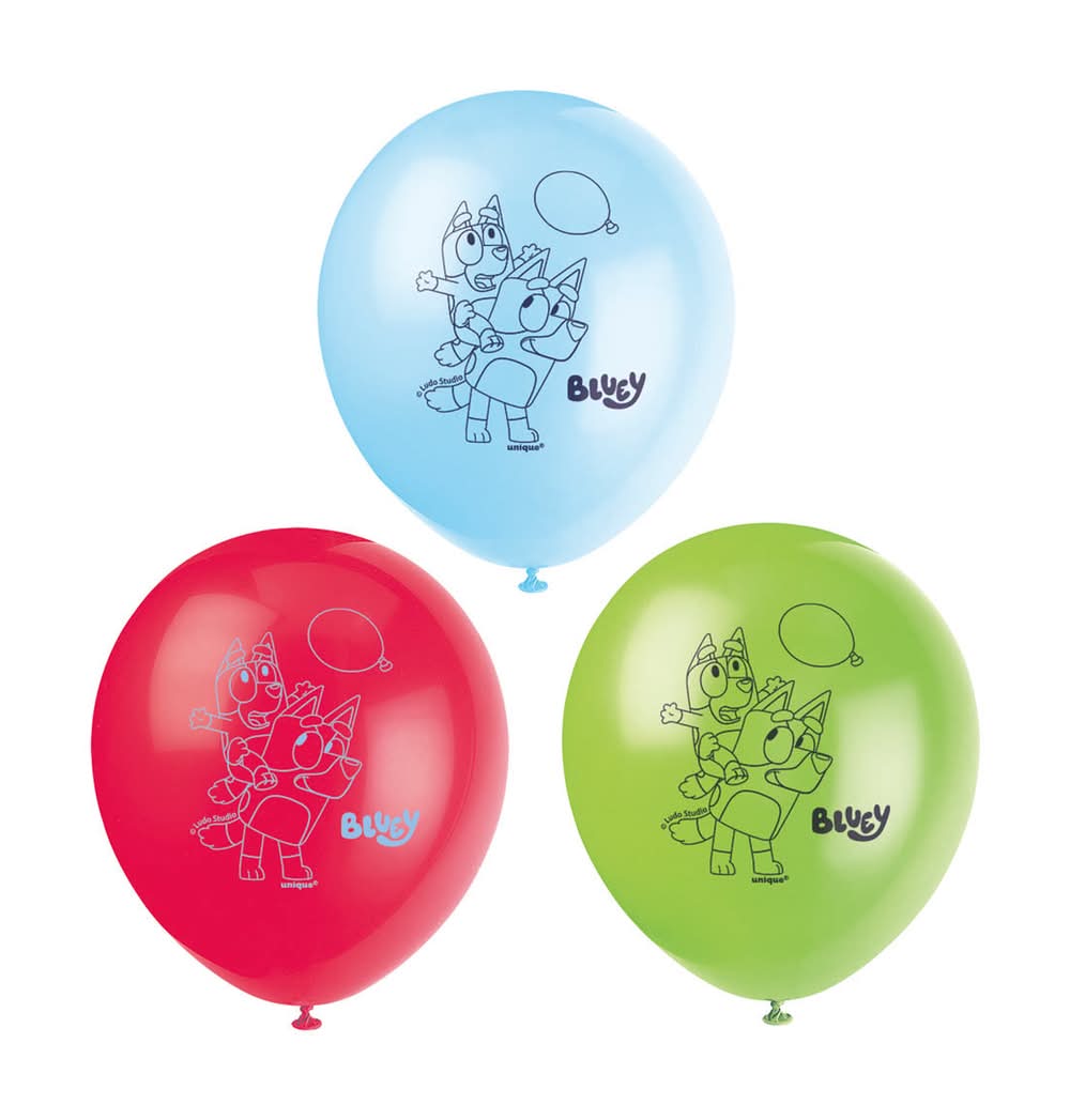 Bluey Latex Balloons 8 Ct