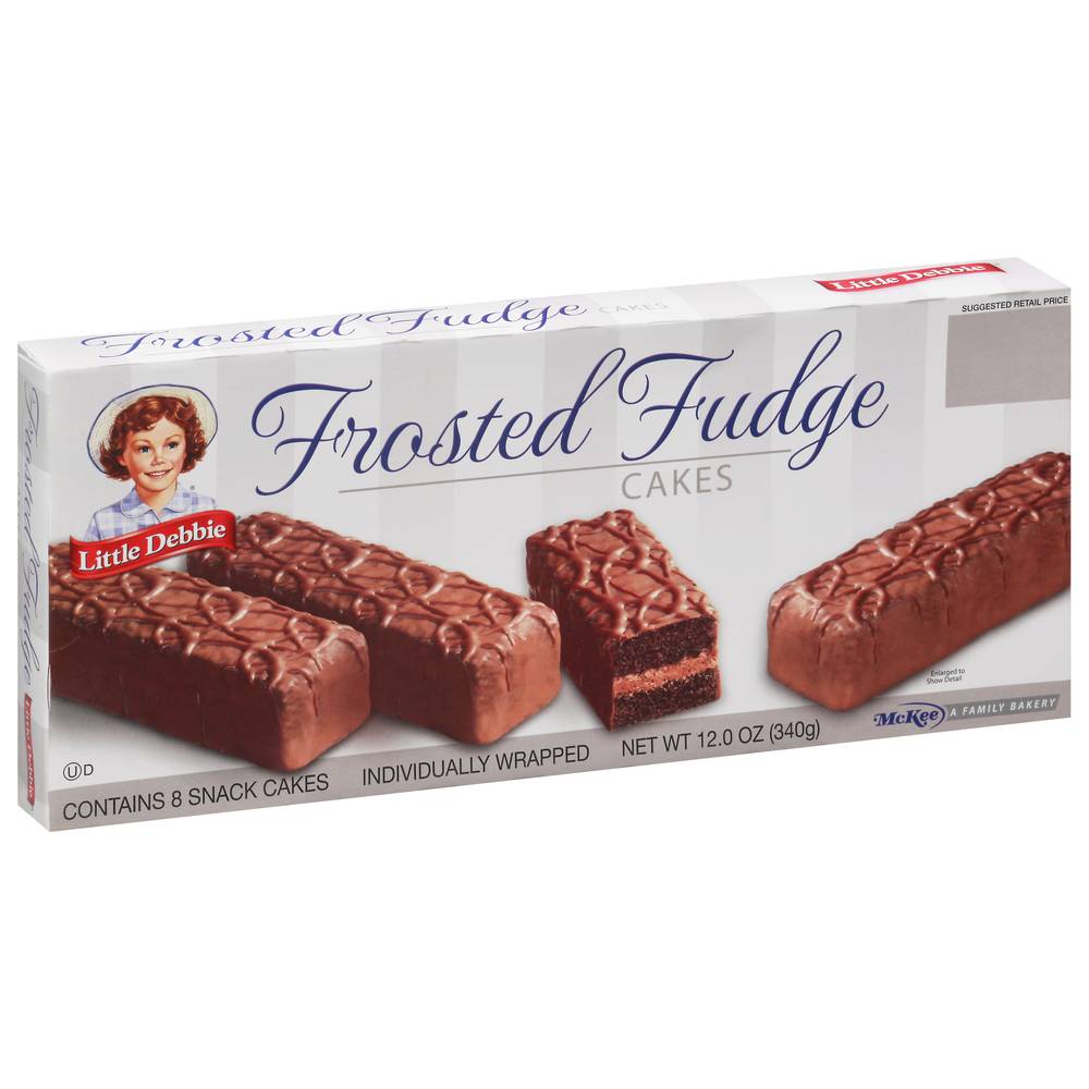 Little Debbie Frosted Fudge Cakes, Chocolate (12 oz, 8 ct)