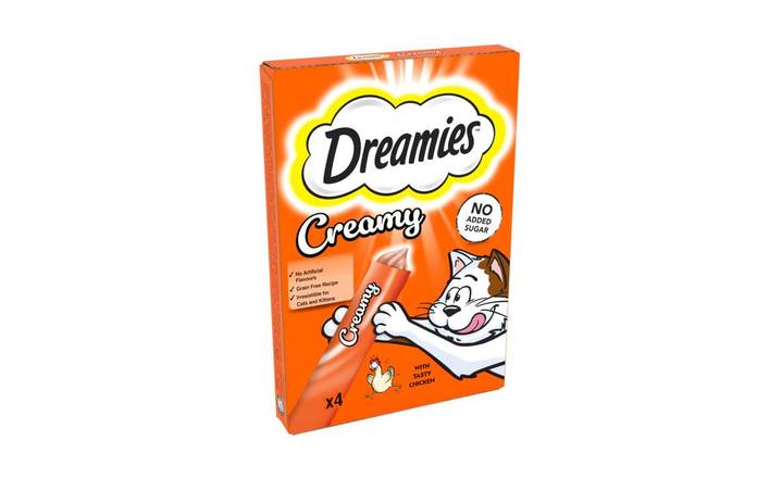 Dreamies Creamy Cat Treats With Tasty Chicken 4 x 10g (404499)