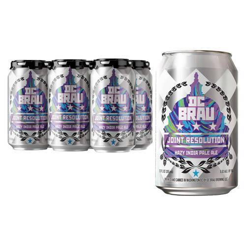 Dc Brau Joint Resolution Hazy Beer (6 pack, 12 fl oz)