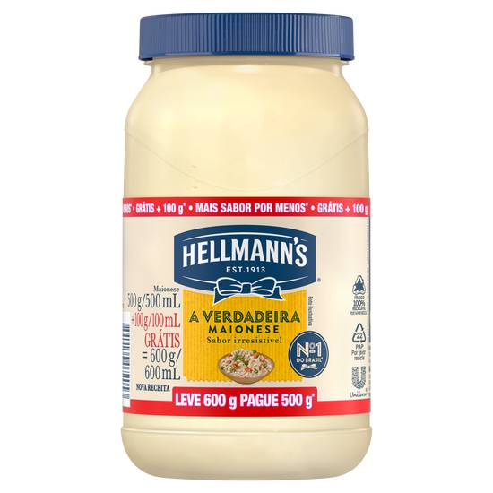 Hellmann's maionese tradicional (600 g)