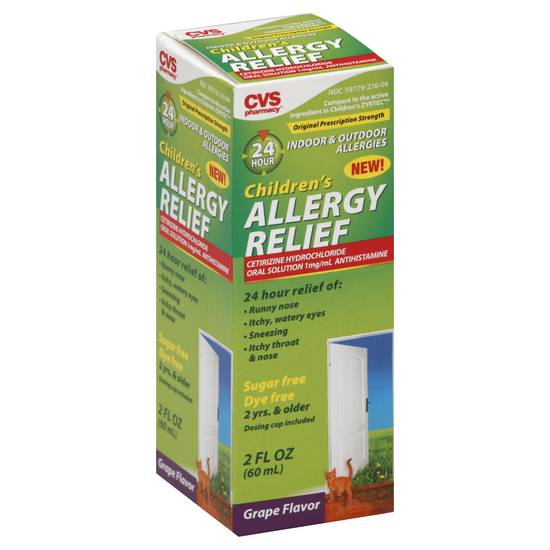 Cvs Pharmacy Children's Allergy Relief