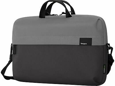 Targus Sagano EcoSmart Laptop Slipcase, Black/Gray Recycled PET (TBS574GL)
