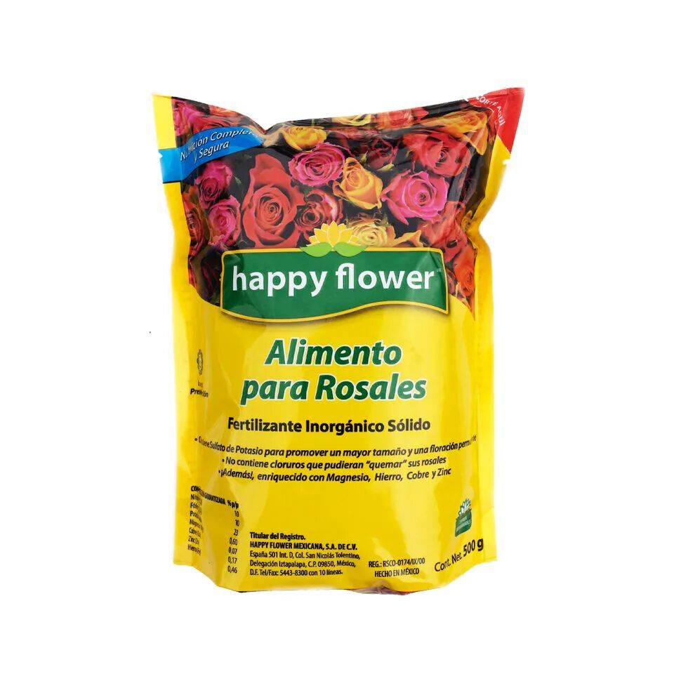 Happy flower  alimento para rosales 500 gramos abono