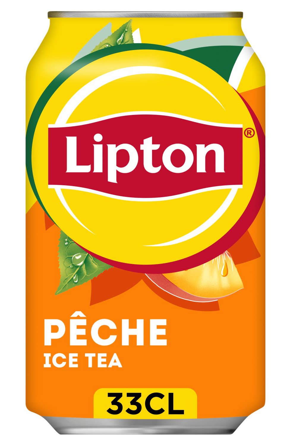 Lipton - Boisson de thé goût pêche avec sucres et édulcorant (330 ml) (330ml)