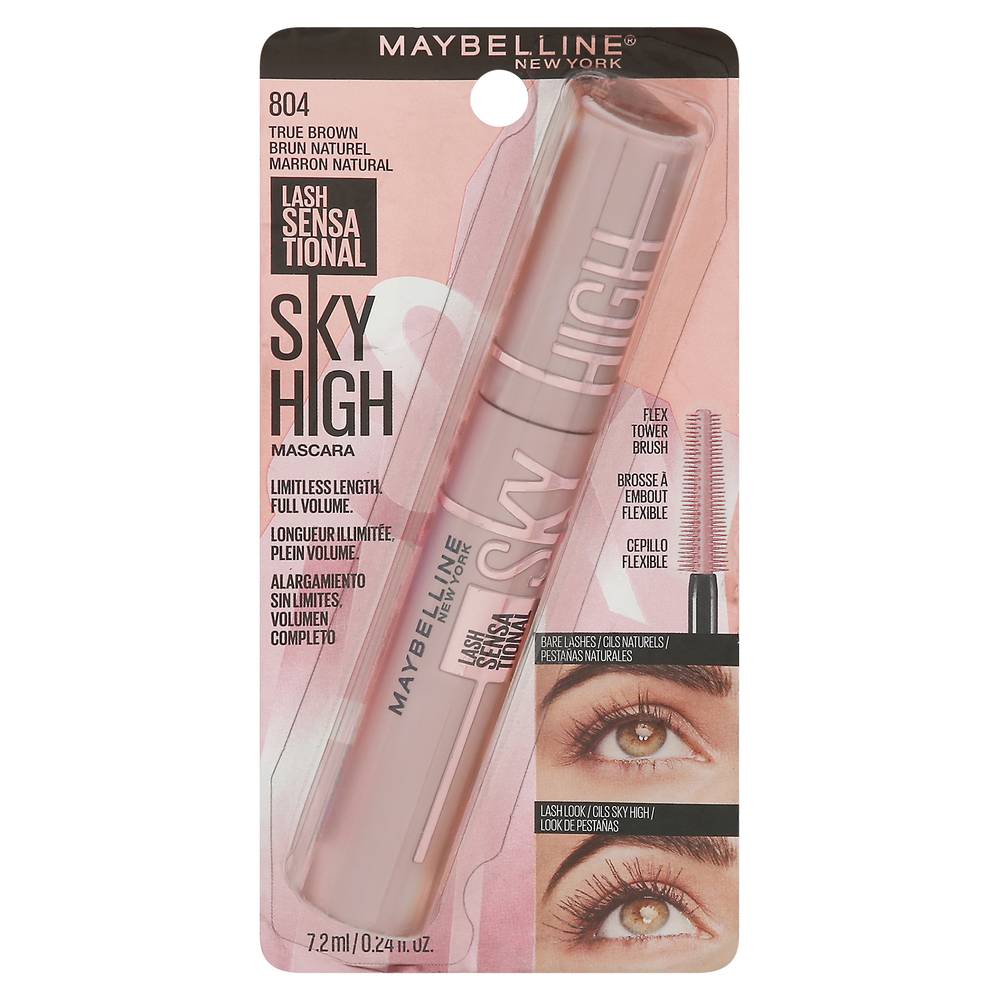 Maybelline Lash Sensational Mascara, True Brown (0.24 fl oz)