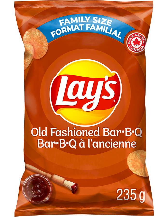Lay's Old Fashioned Bar-B-Q Potato Chips (235 g)