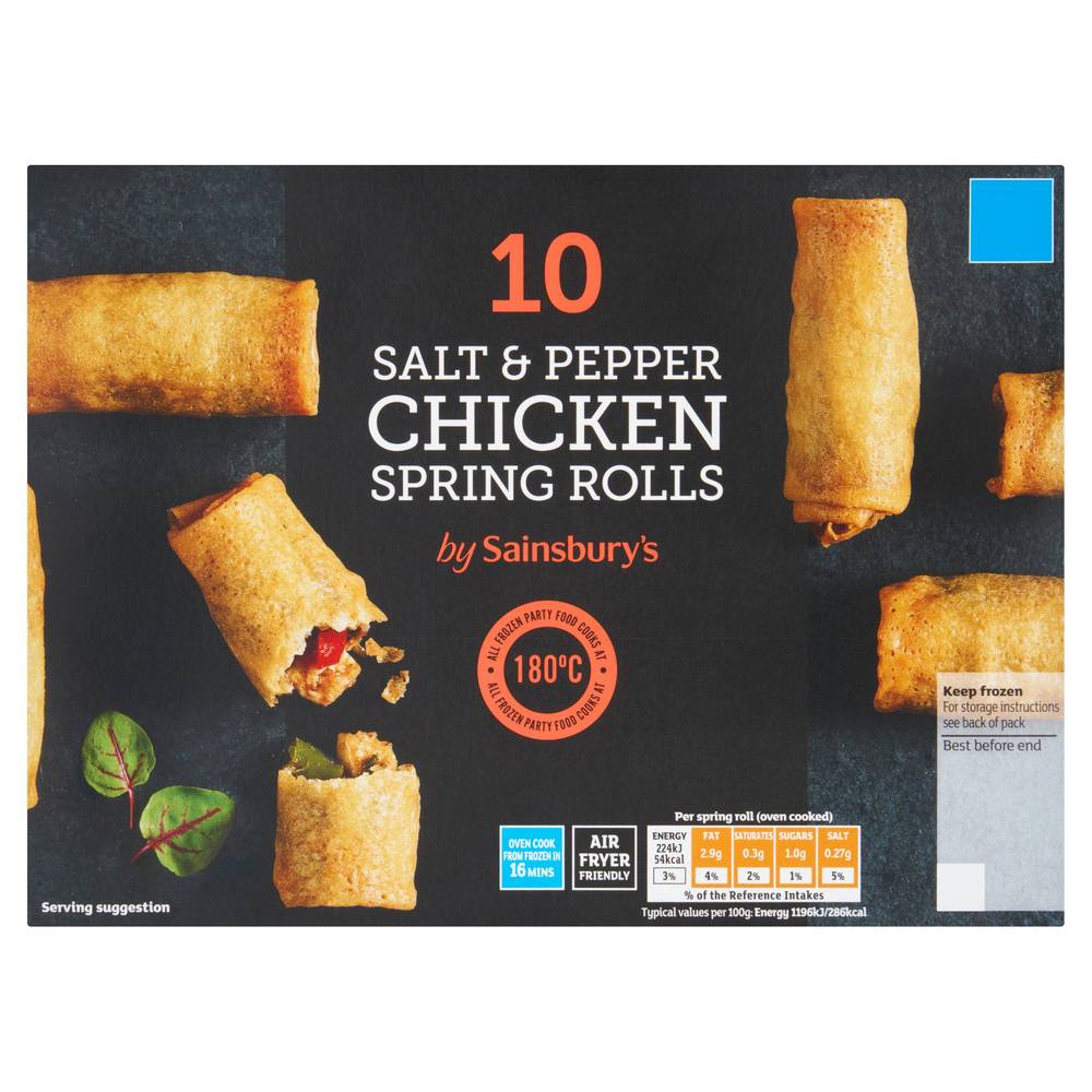 Sainsbury's Salt & Pepper Chicken Spring Rolls