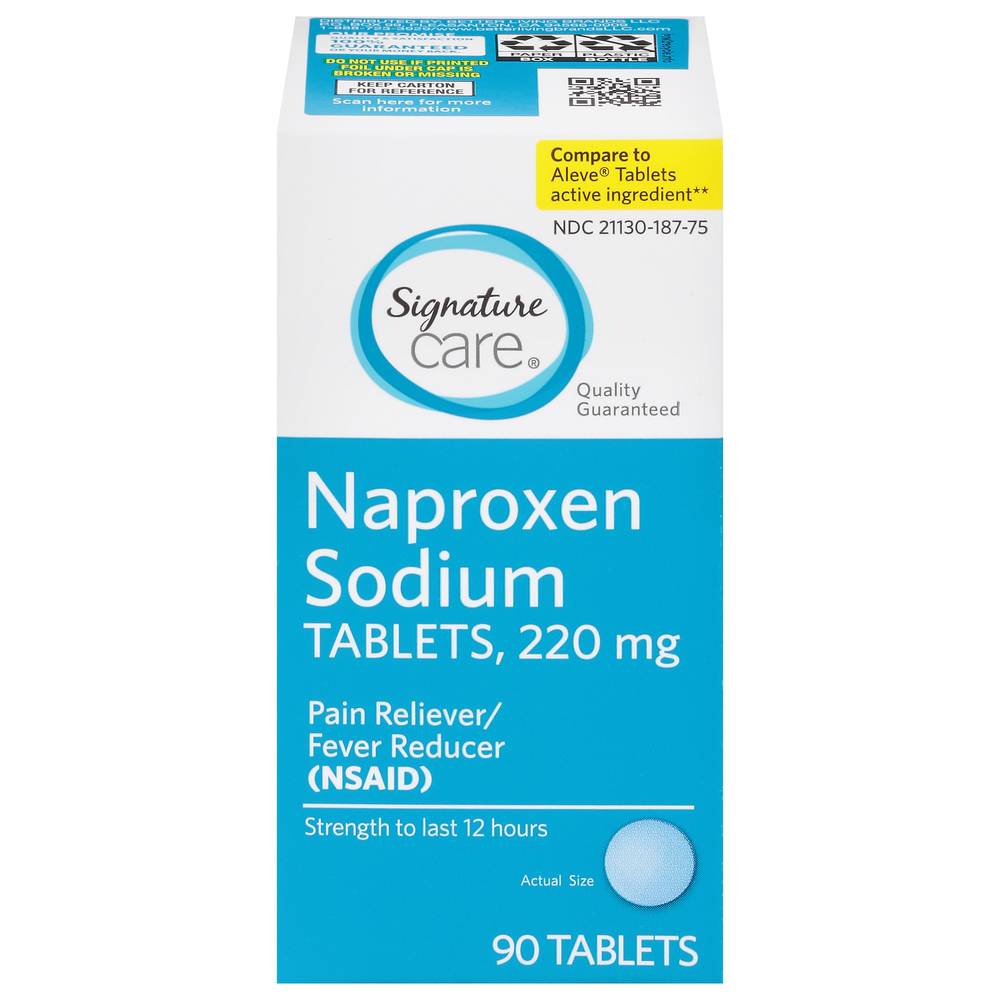 Signature Care Naproxen Sodium Pain Reliever