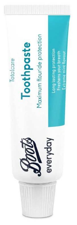Boots Mint, Everyday Total Care Travel Toothpaste (25ml)