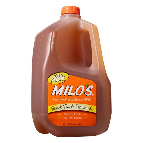 Milo's 100% Natural Brewed Fresh Sweet Tea & Lemonade (128 fl oz)