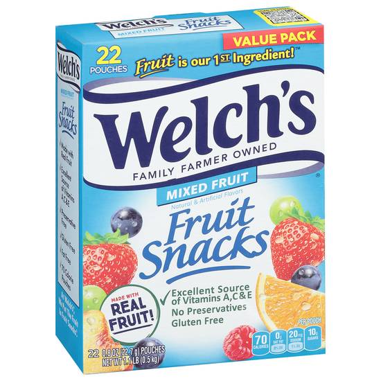 Welch's Mixed Fruit Snack (22 ct)