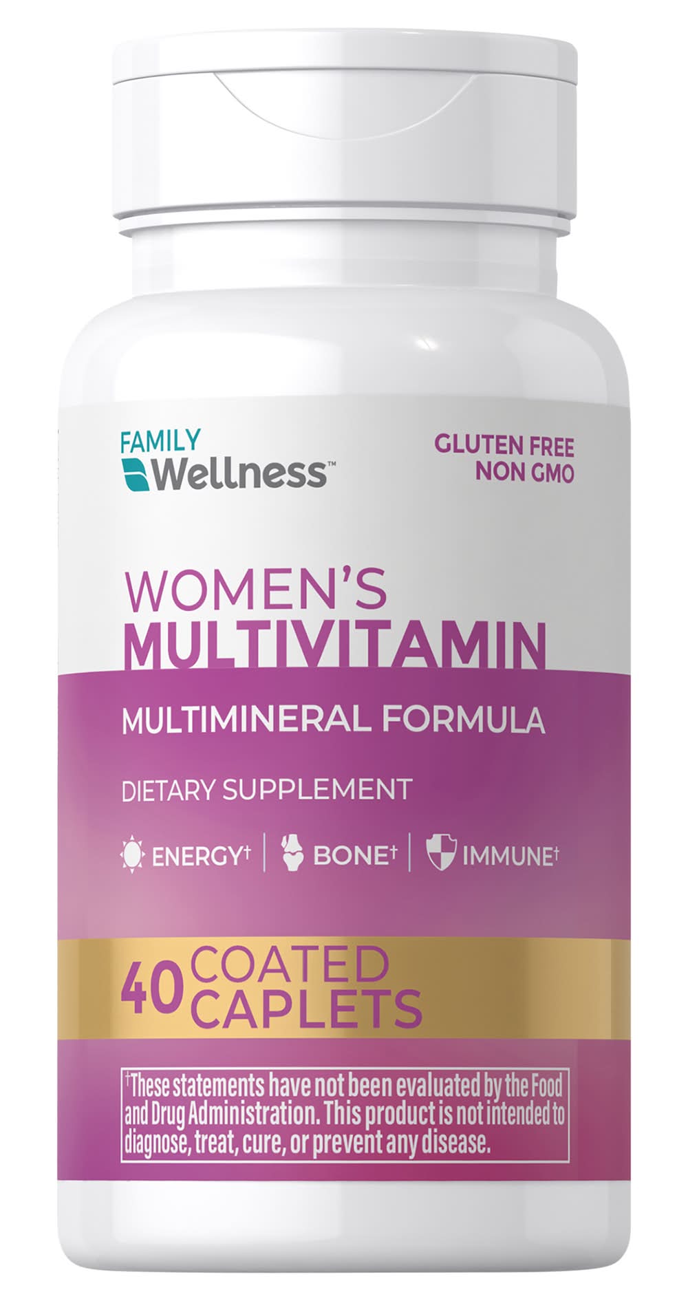 Family Wellness Complete Women's Multivitamin Coated Caplets (40 ct)