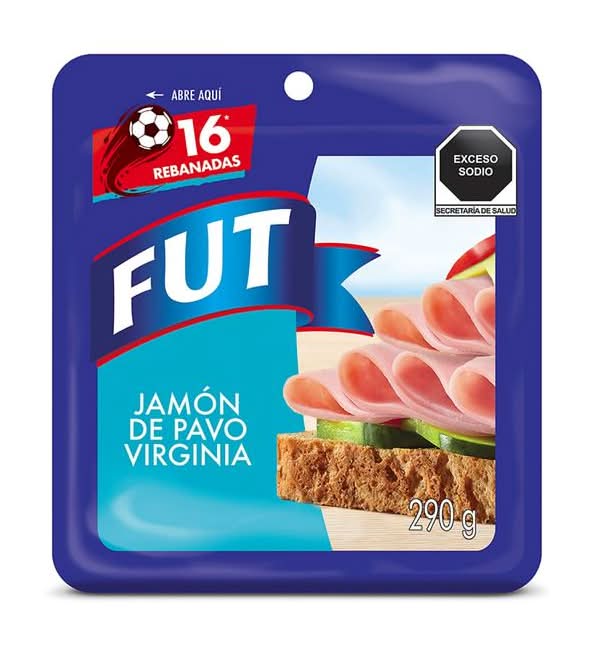 FUD · Jamón de pavo virginia (16 un)