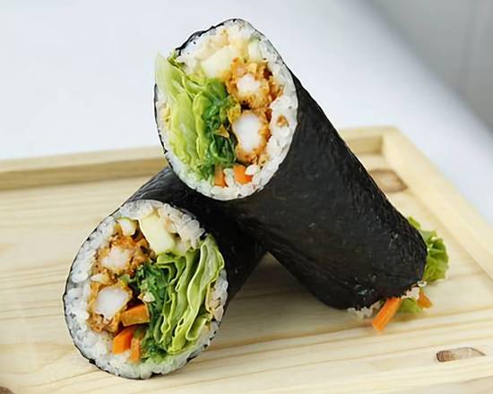 Tempura Prawn Crab Salad Burrito
