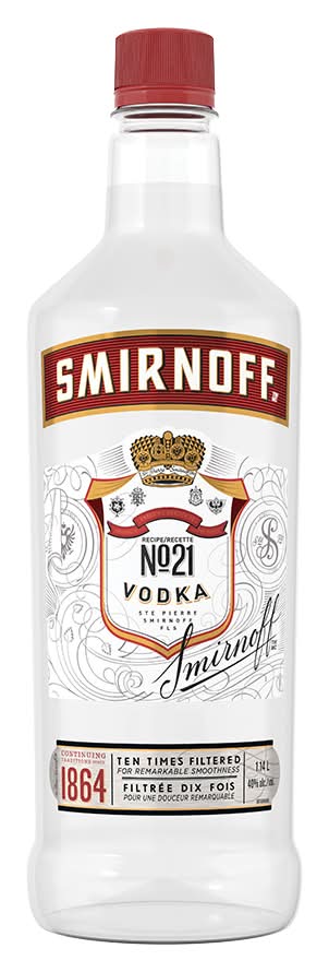 Smirnoff No 21 Filtered Vodka (1.14 L)
