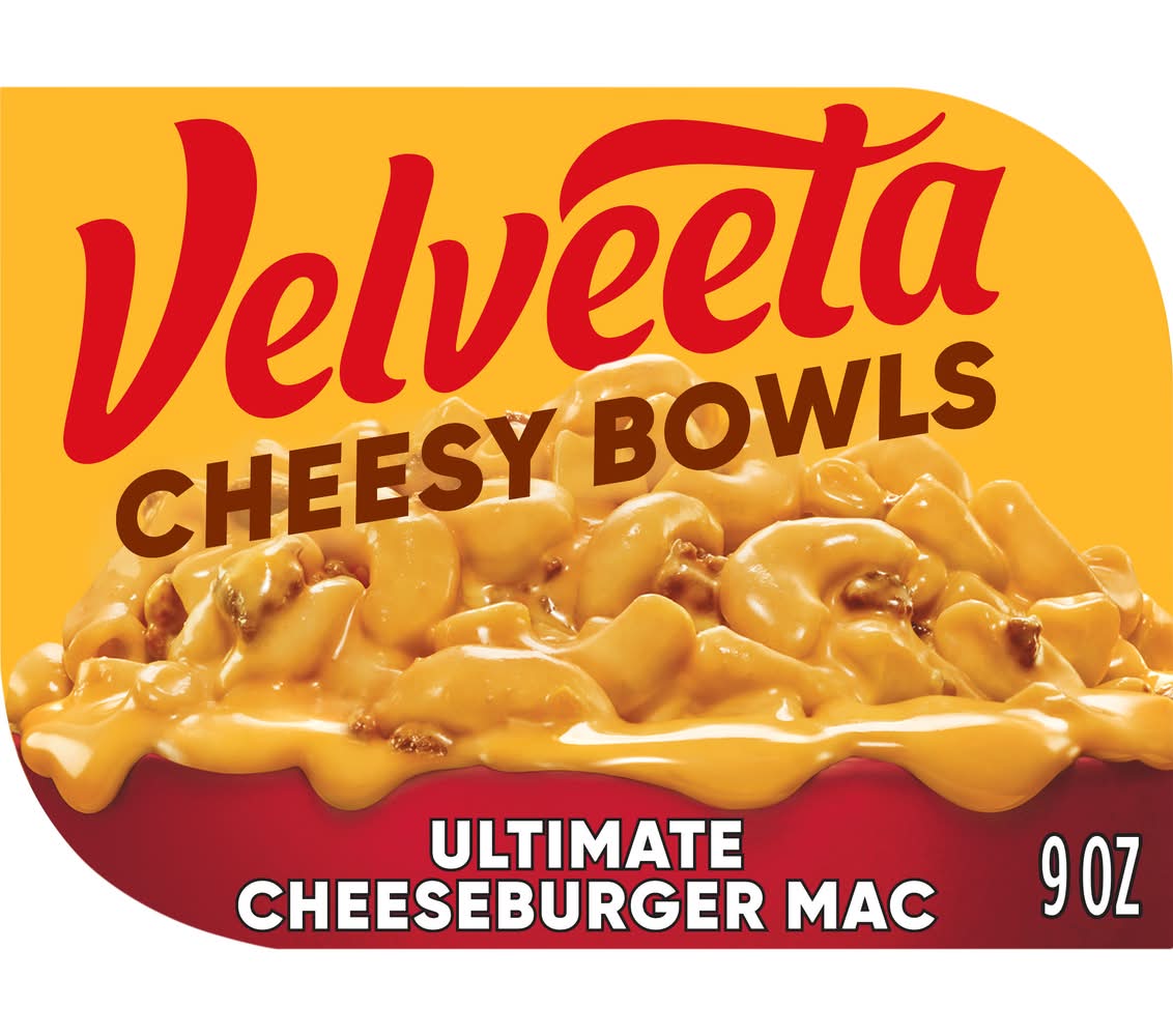 Velveeta Ultimate Cheeseburger Mac Bowls (9 oz)
