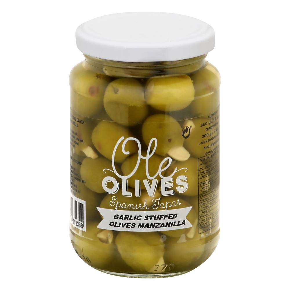 Ole Olives Garlic Stuffed Manzanilla Olives (12.4 oz)