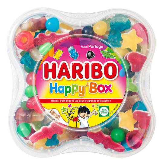 HARIBO - Bonbons Happy box - 600g