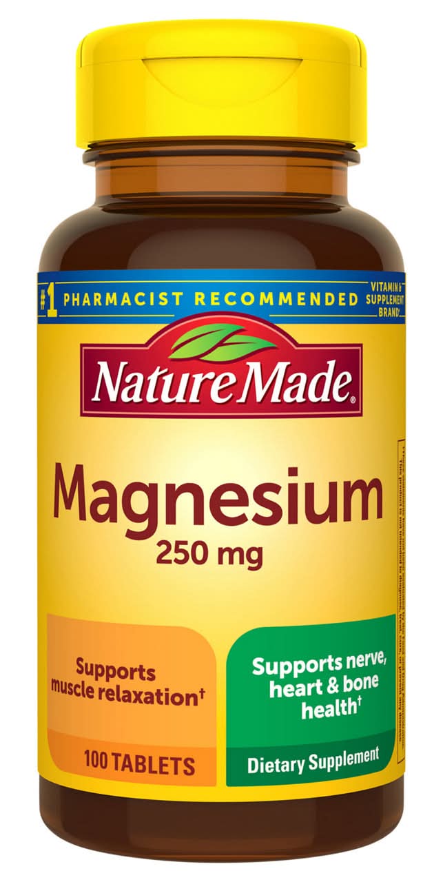 Nature Made Magnesium, 250 mg, Tablets