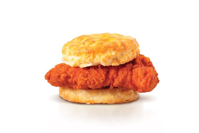 Spicy Hand-Breaded Chicken Biscuit