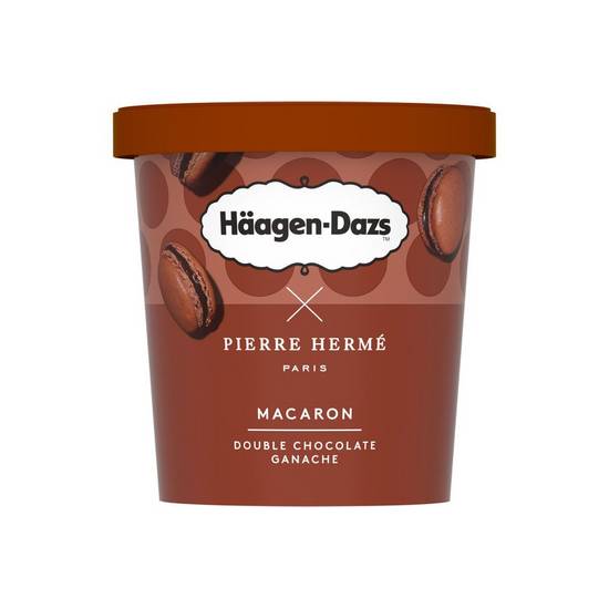 Pot glacé macaron double chocolat ganache Haagen-dazs 420ml