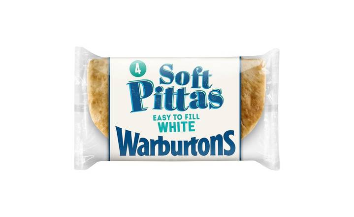Warburtons White Soft Pittas 4's (404707) 