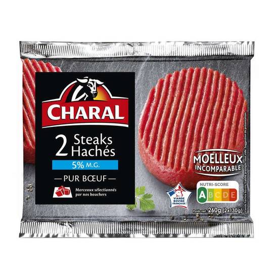 Steak Hache Charal 5% 2x130g