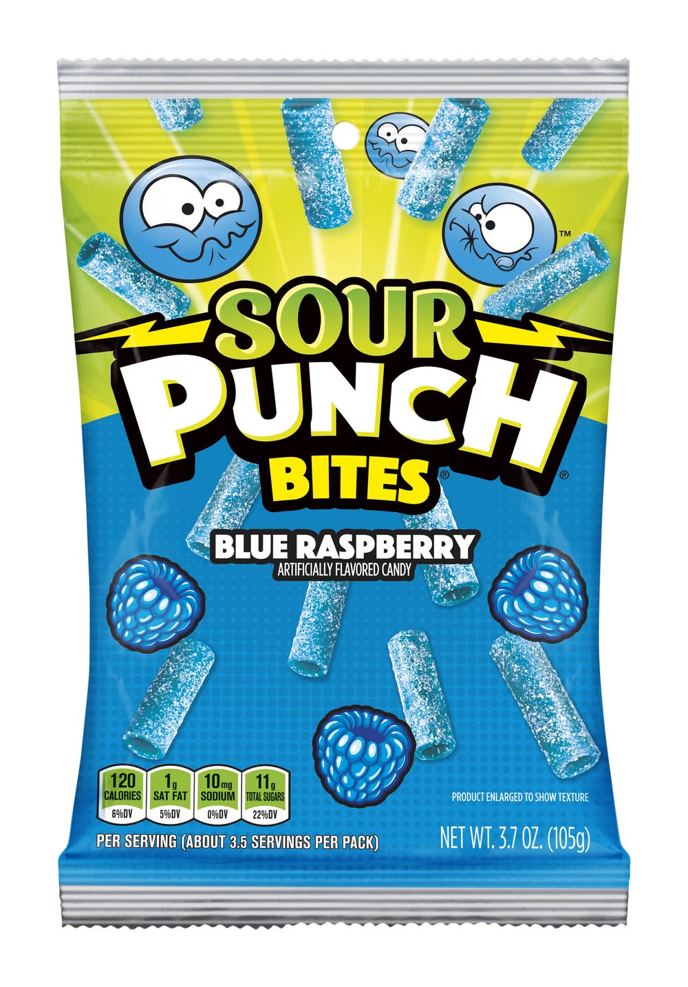 Sour Punch® Bites® Candy 3.7oz - Blue Raspberry