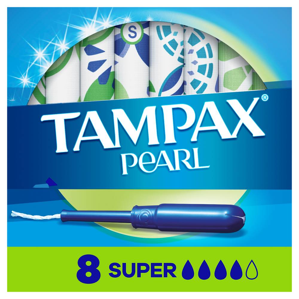 Tampax · Tampones pearl súper absorción (8 un)