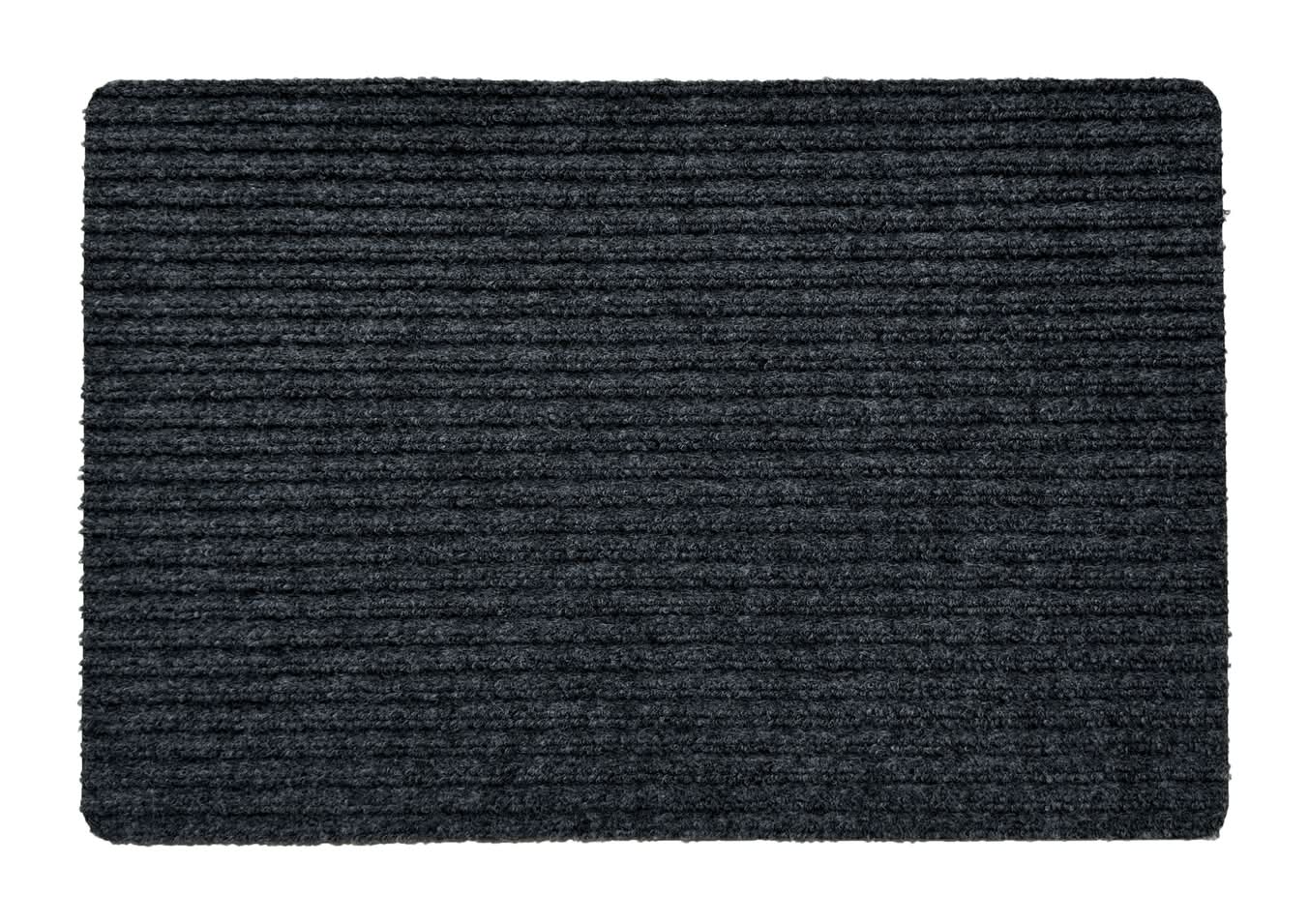 Smart Home Products Basic 60 x 40cm Polyester Gel Back Outdoor Mat Black